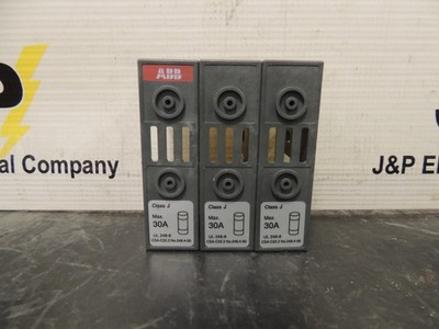 Lot of (3) ABB UL 248-8 Fusible Disconnect Switch Cover, CSA-C22.2, 248.4-00
