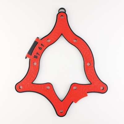 Toam MaxRack Carry Case Hard Template Sheet Holder/Carrier 8/9/10 Ball (Red)