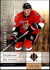 2011-12 Ultimate Collection #109 Stephane Da Costa Rookie #/399 (ref 2956)