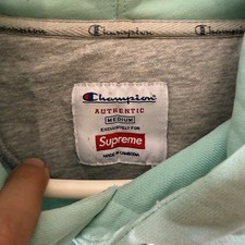 12AW  Supreme Champion STAR CREWNECK 白×緑 supreme champion crewneck products for sale | eBay