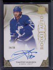 2020-21 The Cup Timothy Liljegren Gold Spectrum Rookie Auto RC SSP /36