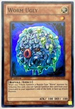 HA03-DE024 Wurmhässlich - Super Rare 1. Auflage Lightly Played YuGiOh Karte