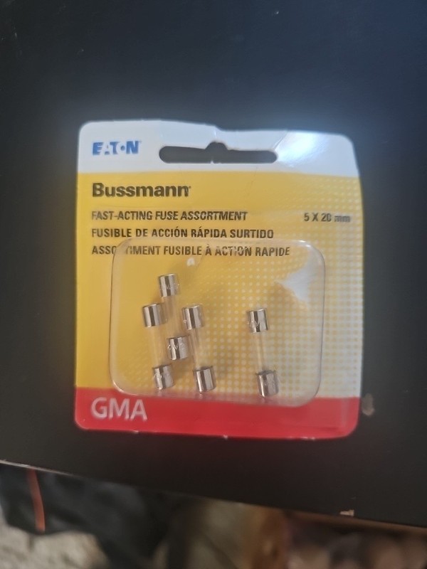 Bussmann GMA 250mA Fuses 5 X 20 mm Brand New