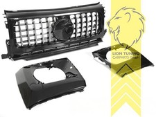 Sportgrill Kühlergrill für Mercedes Benz W464 G-Klasse chrom schwarz glänzend Sportgrill Kühlergrill für Mercedes Benz W464 G-Klasse chrom schwarz glänzend