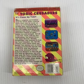 Toxic Crusaders Nintendo Entertainment System NES Authentic With Box