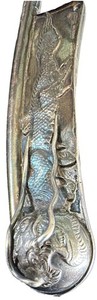 Bosun Whistle Smoke Breathing Dragon Nose Dragon Sterling 3 Dimensional Silver