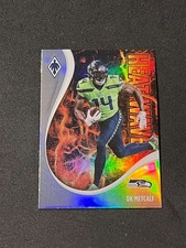2021 Panini Phoenix Football DK Metcalf Heat Wave Silver Prizm #10 - Seahawks