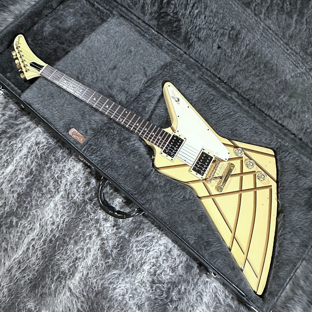 Gibson Explorer Bass 84年製 vintage Gibson Explorer Bass Alpine White 1984 – Chicago Music Exchange