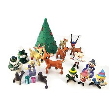 RUDOLPH the Red-Nosed Reindeer and the Island of Misfit Toys Figure 18 Pc READ