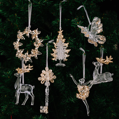 Transparente für deko Weihnachtsschmuck festliche Wohndeko leichtes Design