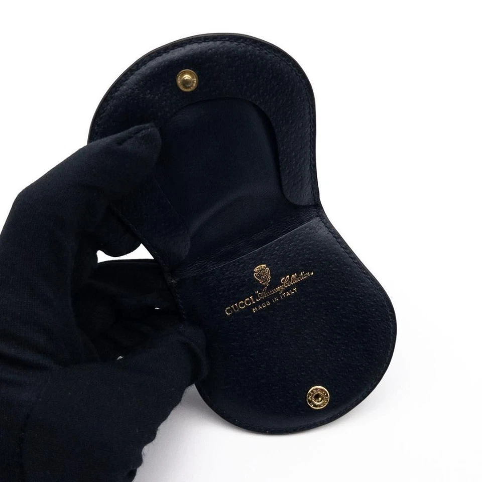 Cartera Monedero Gucci GG Check Sherry Line Gris Azul Marino sin caja excelente regalo Envío gratuito Foto 2 de 4