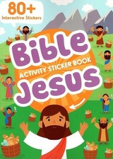 Bible Activity Jesus - Sticker Book Over 80 Stickers v9