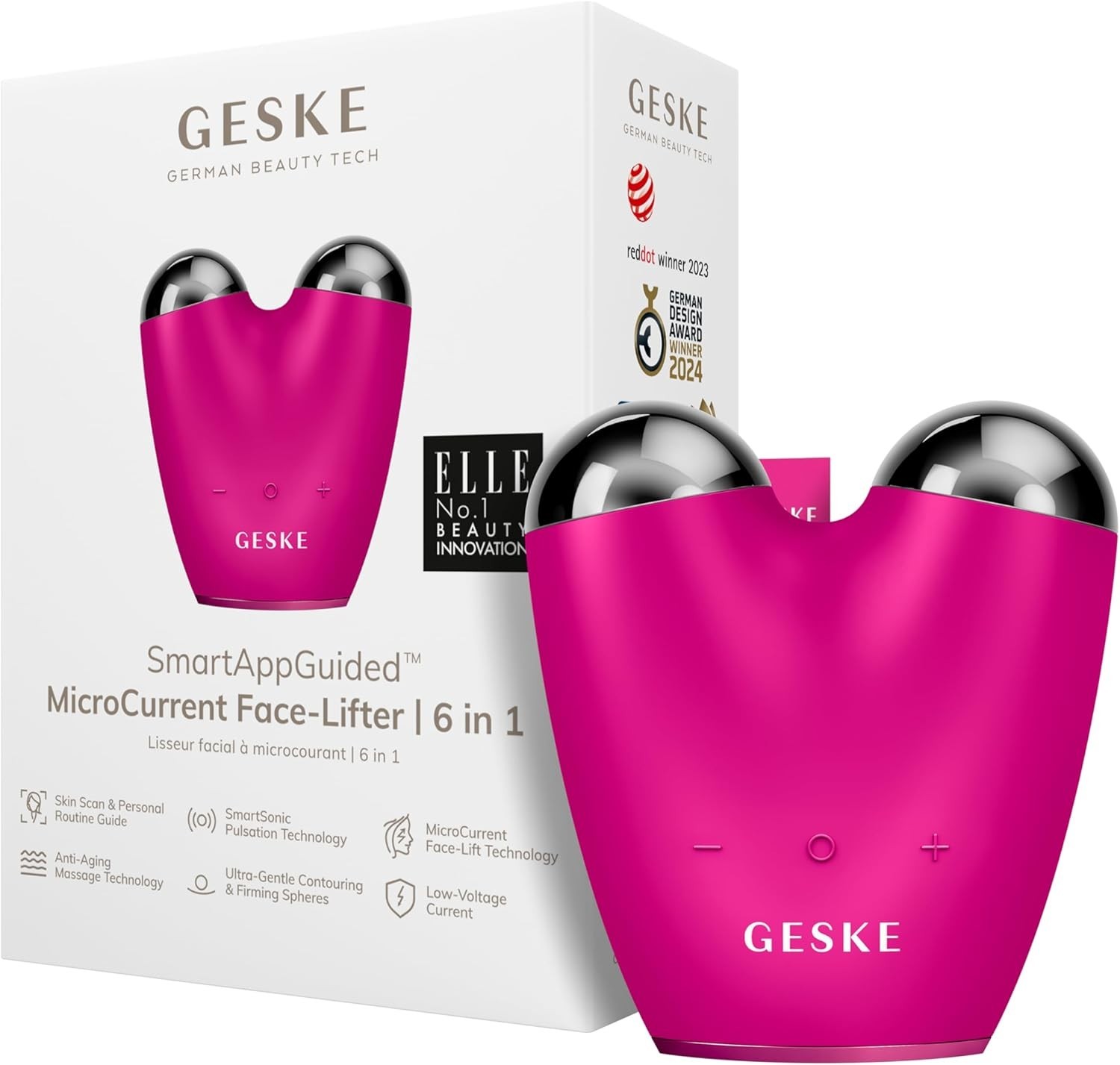 Lifting Viso 6 in 1 GESKE Microcorrente SmartAppGuided™ - Skin Tech