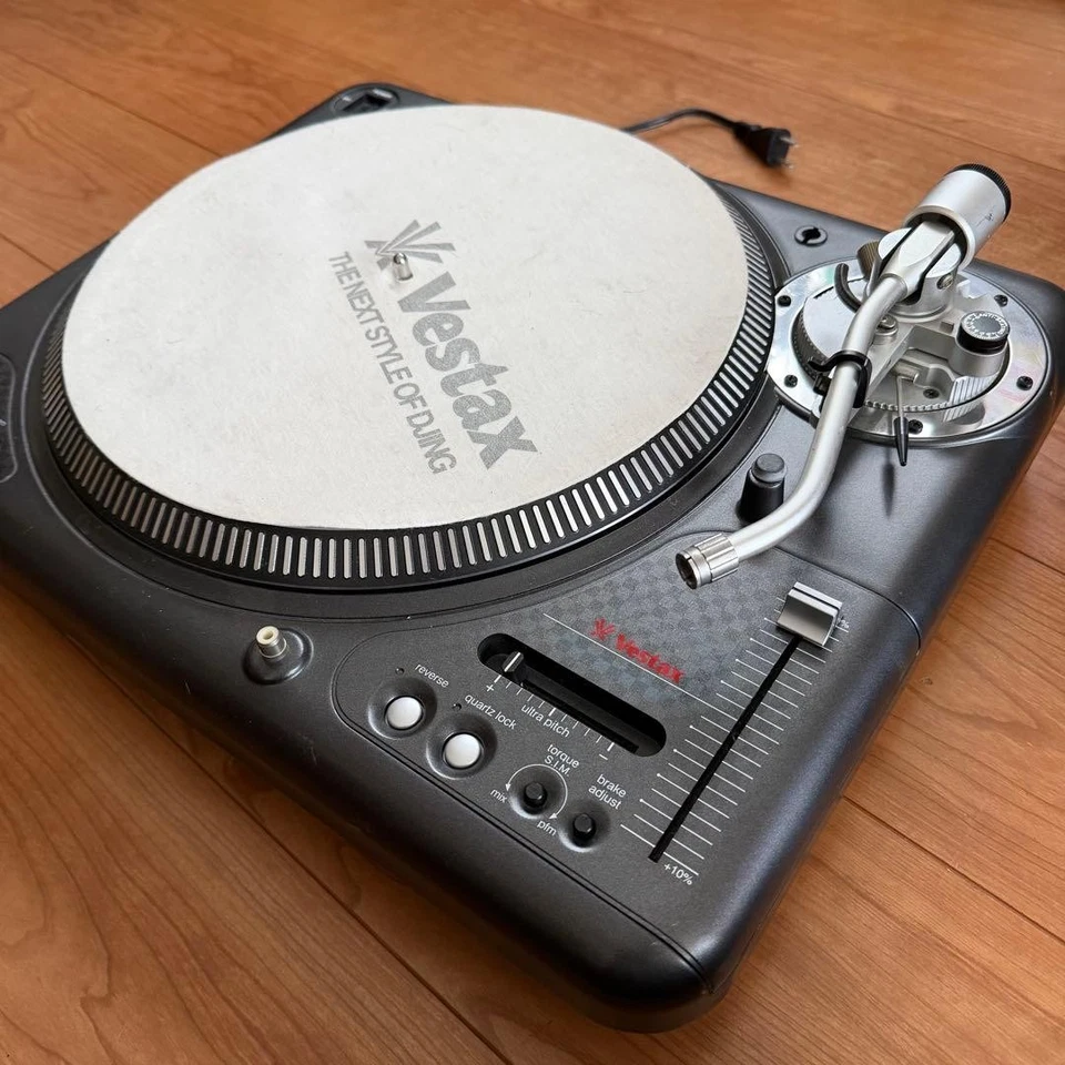 JUNK VESTAX PDX-3000 Mix Professional DJ Turntable Record player - Image 2 of 4