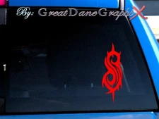 Slipknot "S" - Vinyl Decal Sticker -Color Choice -HIGH QUALITY