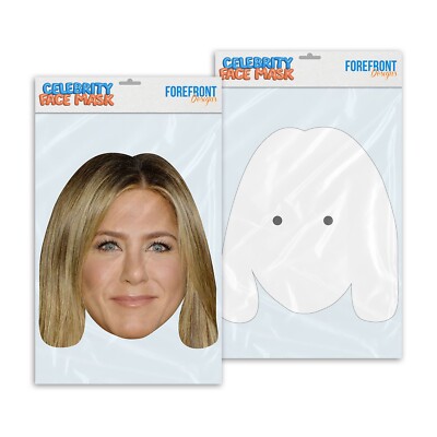 Personalisierte lustige Promi Gesichtsmaske Jennifer Aniston ready to wear