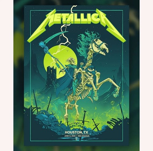 Metallica M72 Santa Clara, CA 2025 At Levi’s Stadium On June 20 And 22 Poster. - Picture 2 of 29