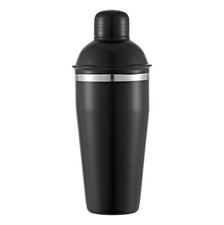 Stainless Steel Professional Cocktail Shaker 750 ml black finish by Buckingham