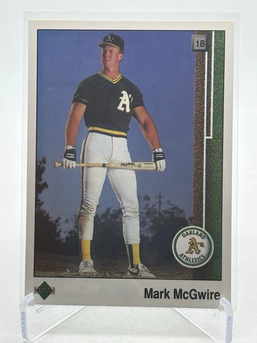 1989 Upper Deck Mark McGwire Athletics Baseball Card