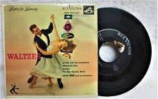 record 45 EP w/Picture Cover Waltzes Perfect For Dancing RCA EPA-640