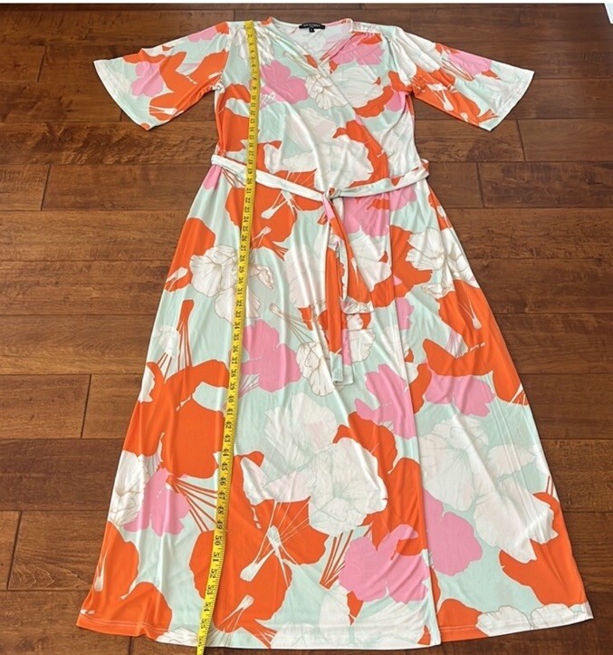 chinese dress ladies Ilse Jacobsen short sleeve long dress