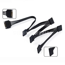 SATA Power 15 Pin 1 Male To 5 Female Splitter Hard Drive Adapter Cable HDD SSD