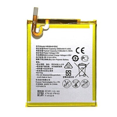 Batterie Remplacement Pour Huawei Honor 10 / P20 - 3400mAh 3.82V HB396285ECW, Compatible Modèles COL/EML