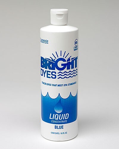 有機的な水滴 Non-Fluorescent Water & Sewer Leak Tracer Dye, FLT BLUE, 16oz