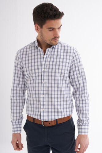 S.Oliver Herren-Hemd Langarm, Slim Fit – Blaues Business-Hemd Für Den Casual-Look