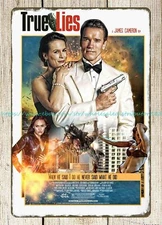 Arnold Schwarzenegger True Lies 1994 movie Poster metal tin sign pop art prints