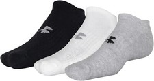 Under Armour ESF20329 No Show Socks, True Gra...