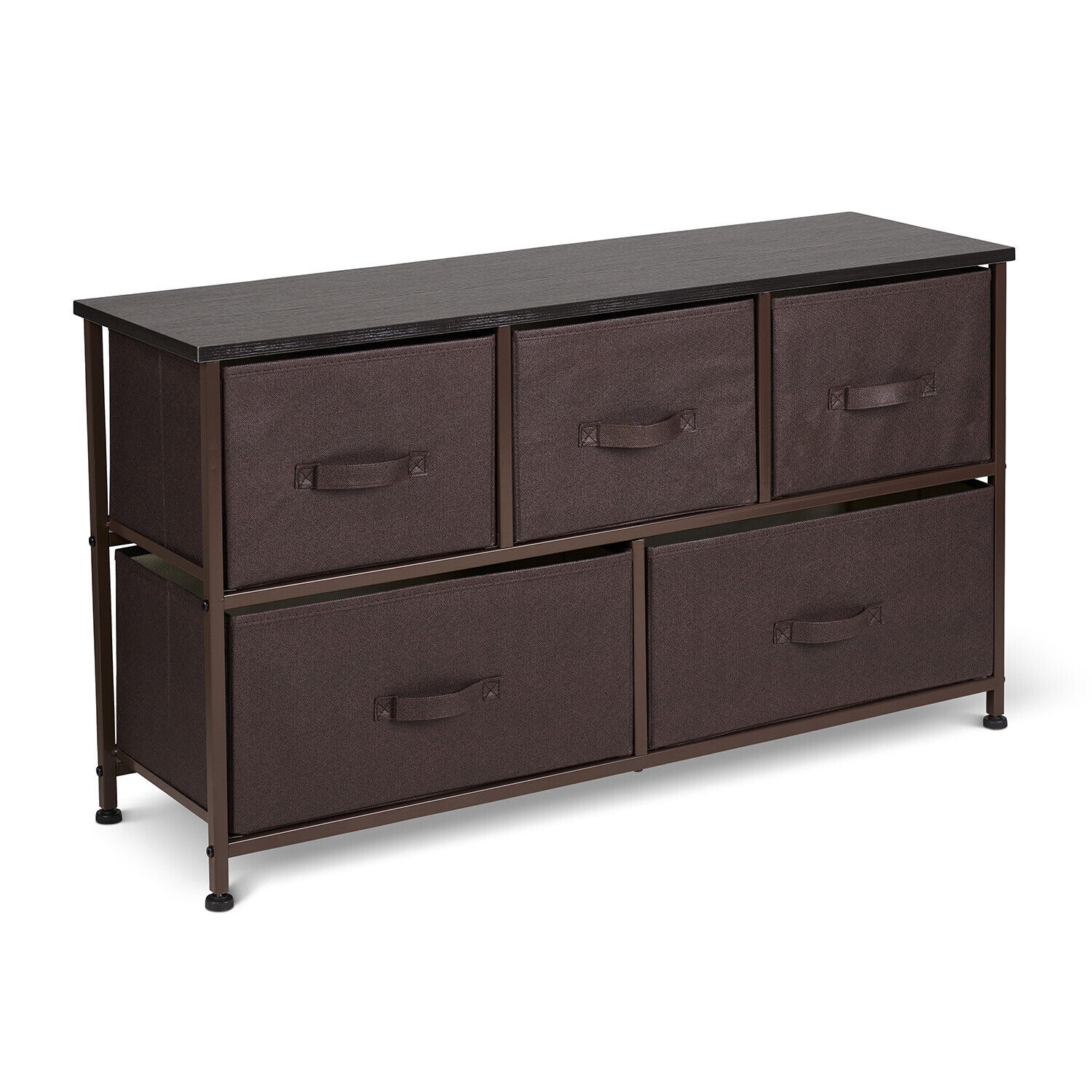 GiftGo Narrow Dresser Vertical Slim Dresser Chest of Drawers Skinny Storage Tower for Small Spaces Gaps Closet Bedroom Bathroom Small Fabric Drawer Unit (Charcoal Black, 5 Drawers) 9 5 Drawer Chest of Drawers Fabric Storage Cabinet Dresser Unit Bedroom Furniture