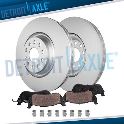 Front Disc Brake Rotors Ceramic Brake Pads Kit for 2018 - 2022 Atlas