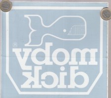 STICKERS. C22. Ready to wear. MOBY DICK. Vitro. 19.5 x 18 cms