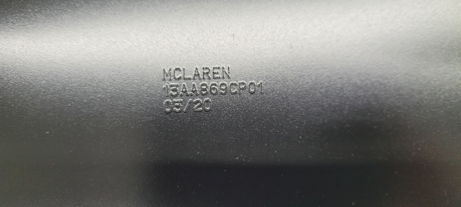Rear Left Quarter Panel Under Body Tray Plate Shield 13AA869CP McLaren 570S