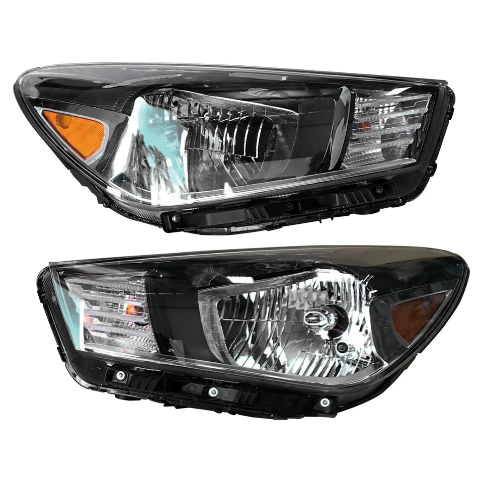 For 2018 2019 2020 Kia Rio Sedan Headlight Assembly Left Right Pair Halogen  - Bild 2 von 4