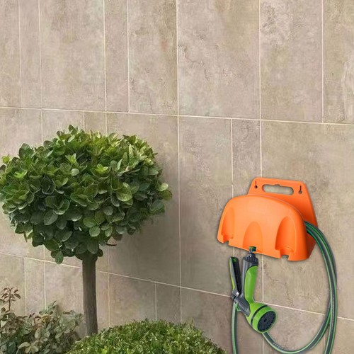 Outdoor Garden Hose Pipe Holder Hanger Wall Mounted Water Storage Hook Rack Reel - Picture 8 of 11