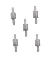 5pcs Check Valve 3/16" Plastic Barb Hose Inline Check Valve