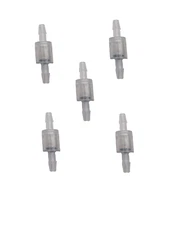 5pcs Check Valve 3/16" Plastic Barb Hose Inline Check Valve