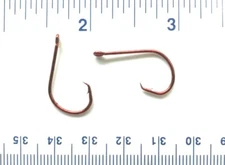 1000 GT 2X Red Inline Circle Fish Fishing Hooks size 2 - bulk 7381