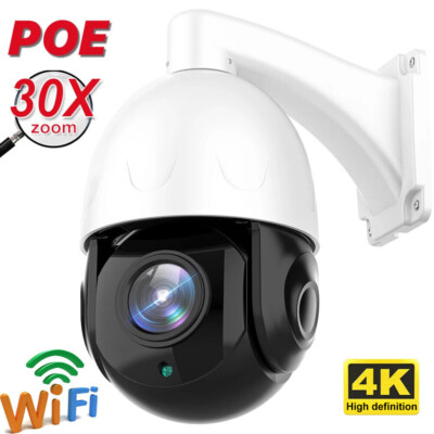 5MP 1080P WiFi Aussenbereich IP Kamera 30X Zoom Wireless CCTV PTZ Security Cam