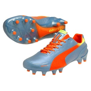 peach football boots