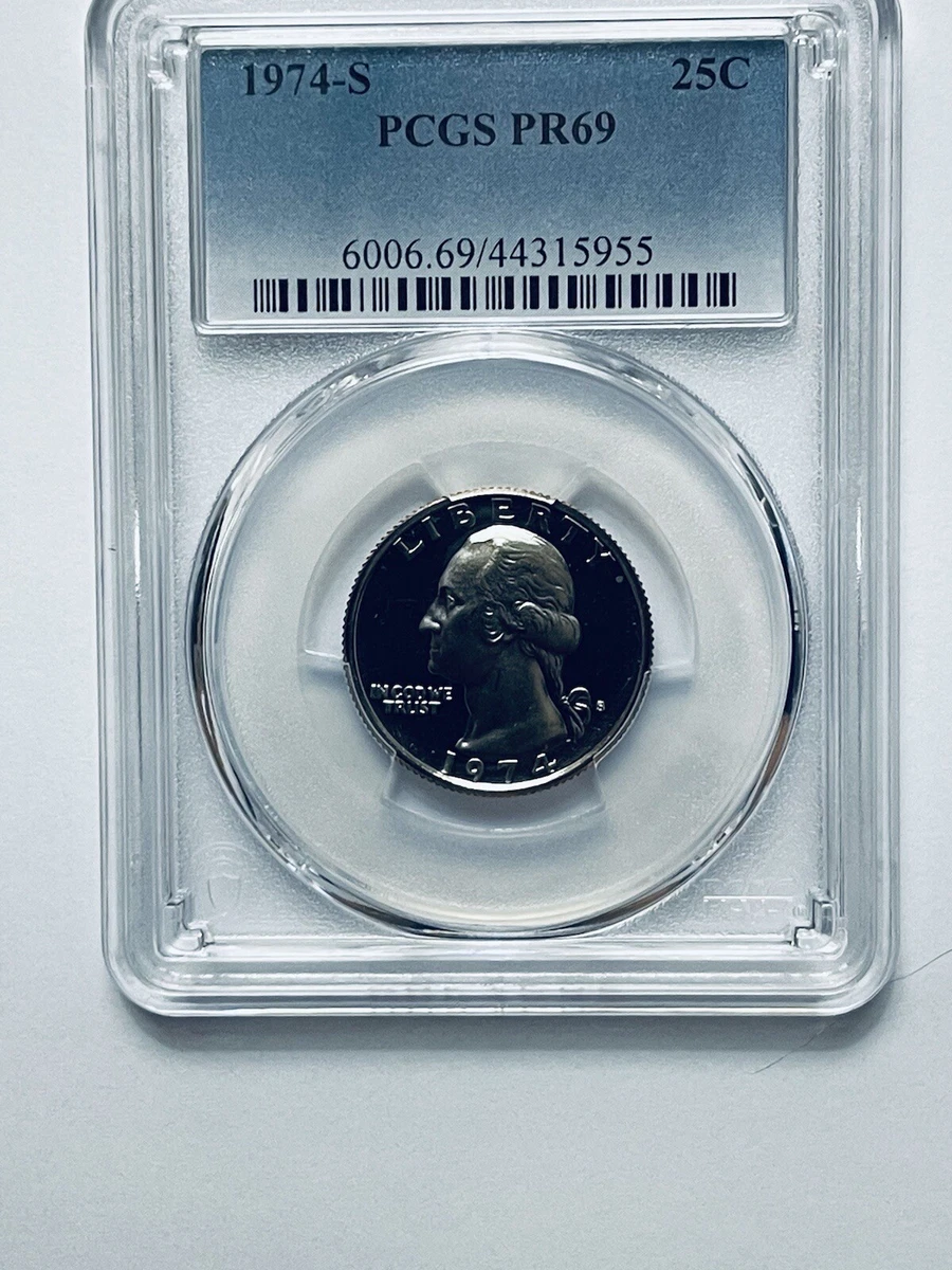 PR 69 Graded 1974 Washington Quarters (1932-1998) for sale | eBay