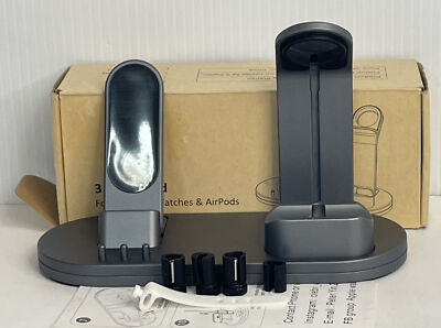 OLEBR 3 in 1 Charging Stand I Watch SE 6 -1 Airpods iPhone 12 11 X 8 7 6S ￼5