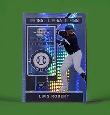 /299 Luis Robert RC 2020 Panini Chronicles Optic Contenders Silver HYPER-PRIZM $