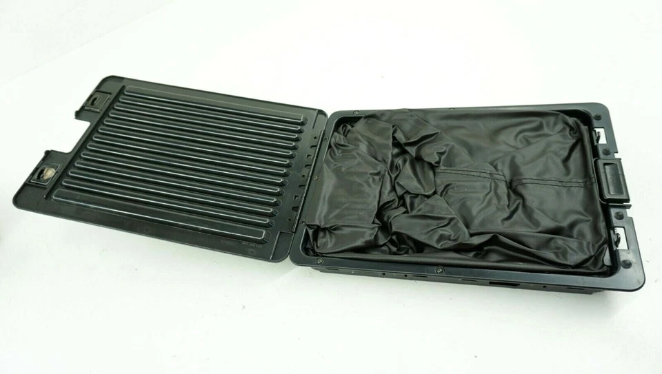 Audi A6 C6 Quattro 2005 sedán asiento central trasero bolsa de esquí saco de casete almacenamiento OEM Foto 3 de 4