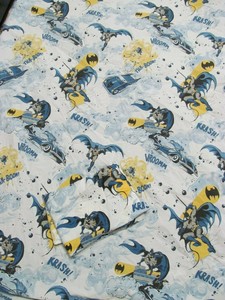 Pottery Barn Kids Superhero Batman Bedding 1 Twin Flat Sheet 1
