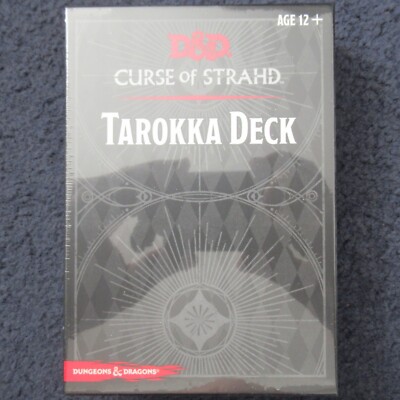 Fluch des Strahd Tarokka Deck 5. Edition Advanced Dungeons & Dragons Vampir D&D