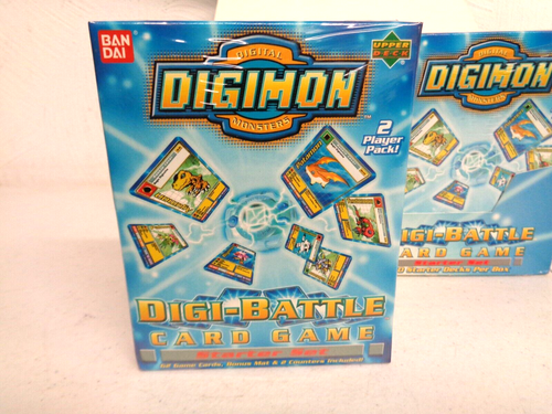 2000 UPPER DECK DIGIMON DIGI-BATTLE 2 PLAYER PACK CARD GAME CASE OF 10 #C - Picture 4 of 6