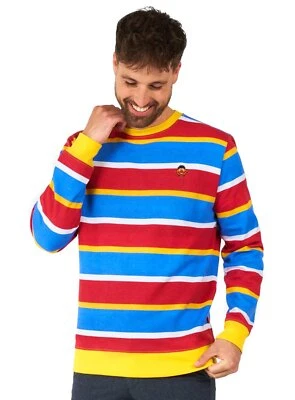 OppoSuits – Sesamstraße Ernie Pullover - Ikonisch gestreifter Pulli von Ernie